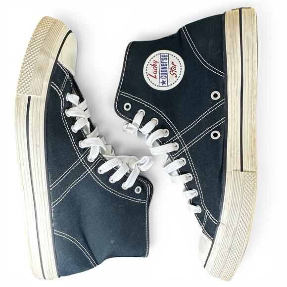 Converse Lucky Star Hi Black Limited Edition Chuck 70s Men’s 10 Women’s 11.5 main image 2